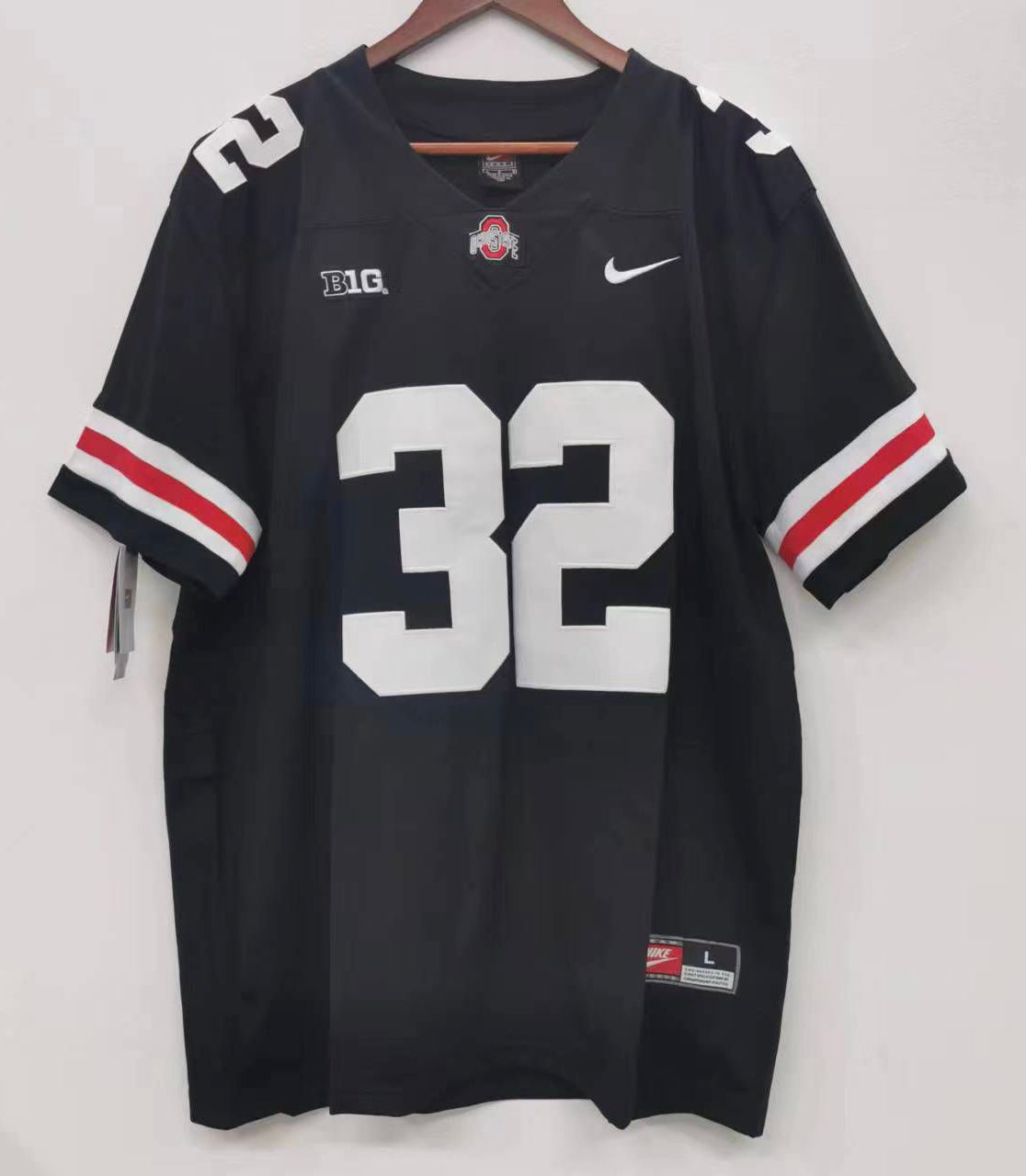 TreVeyon Henderson Ohio State Buckeyes Official NCAA Nike jersey black with white numbers