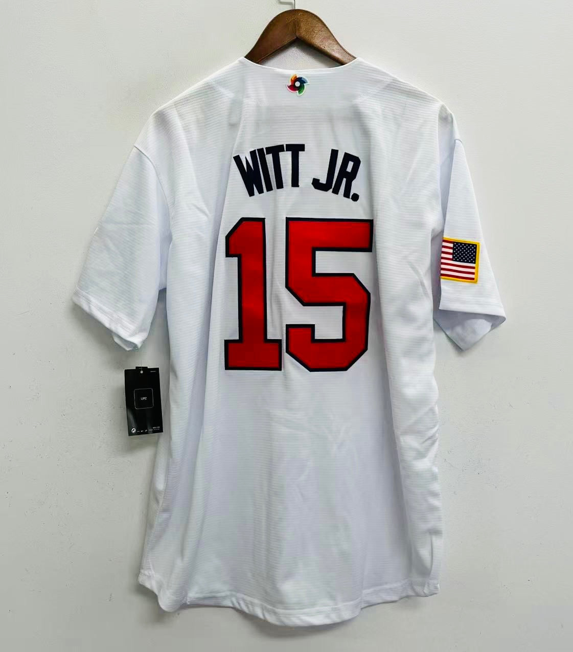 Bobby Witt Jr.  Team USA Baseball Jersey Nike white
