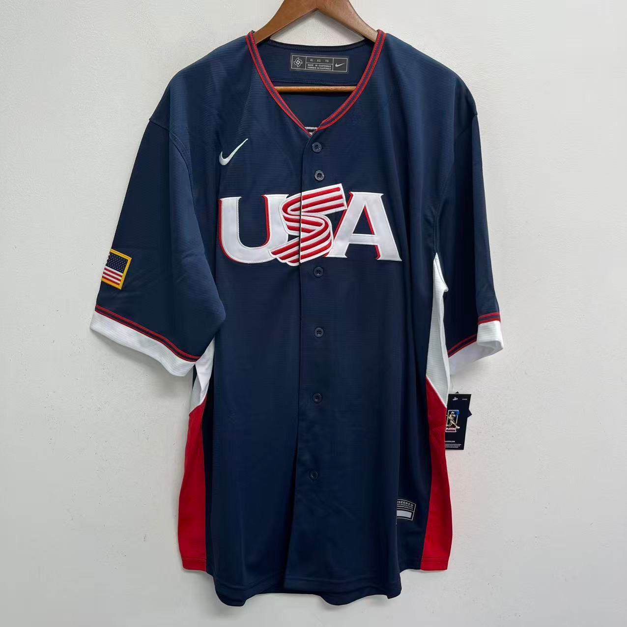Paul Skenes USA baseball YOUTH KIDS Official Nike Jersey blue