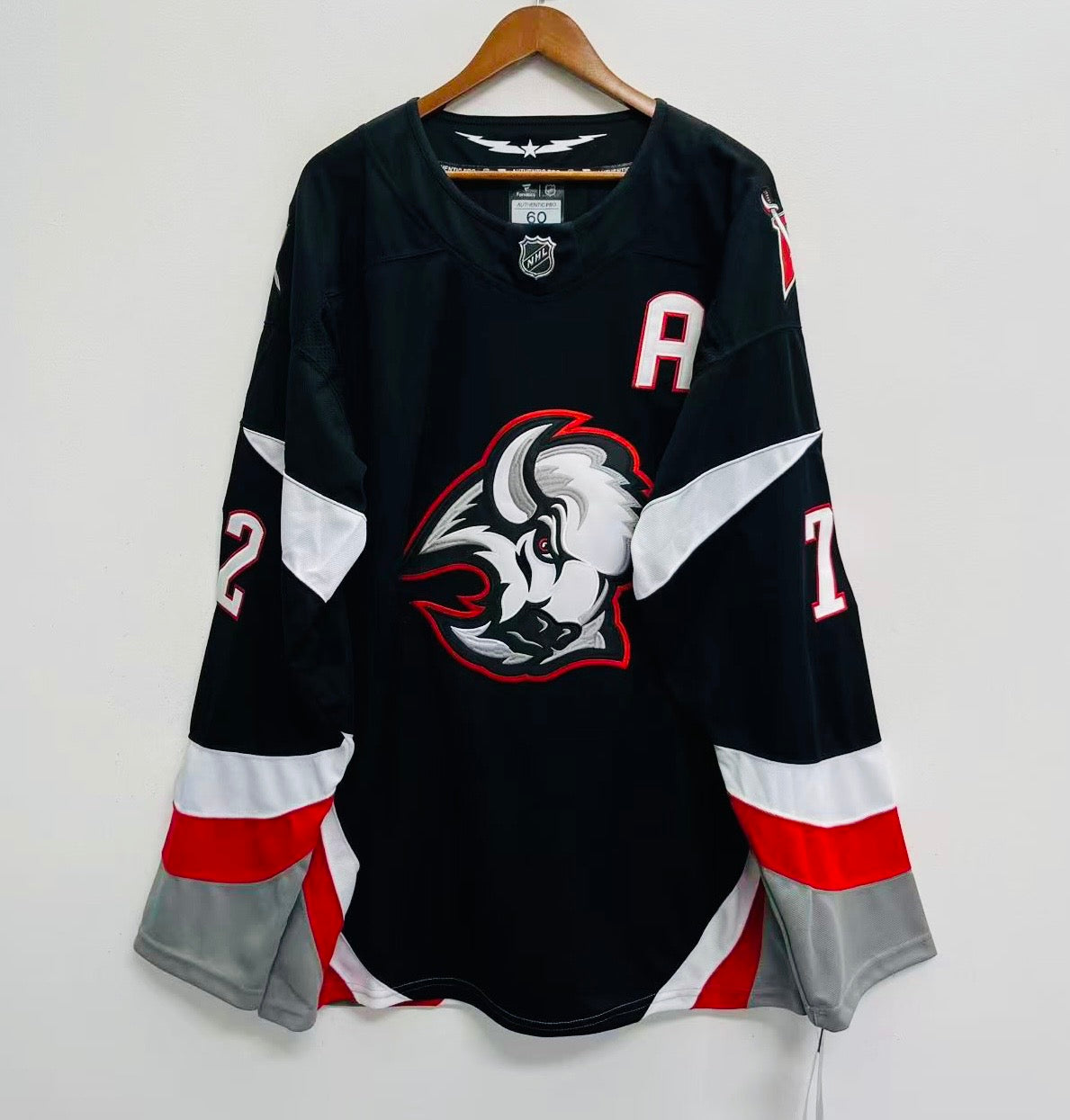 Tage Thompson Buffalo Sabres Official NHL Fanatics Jersey black