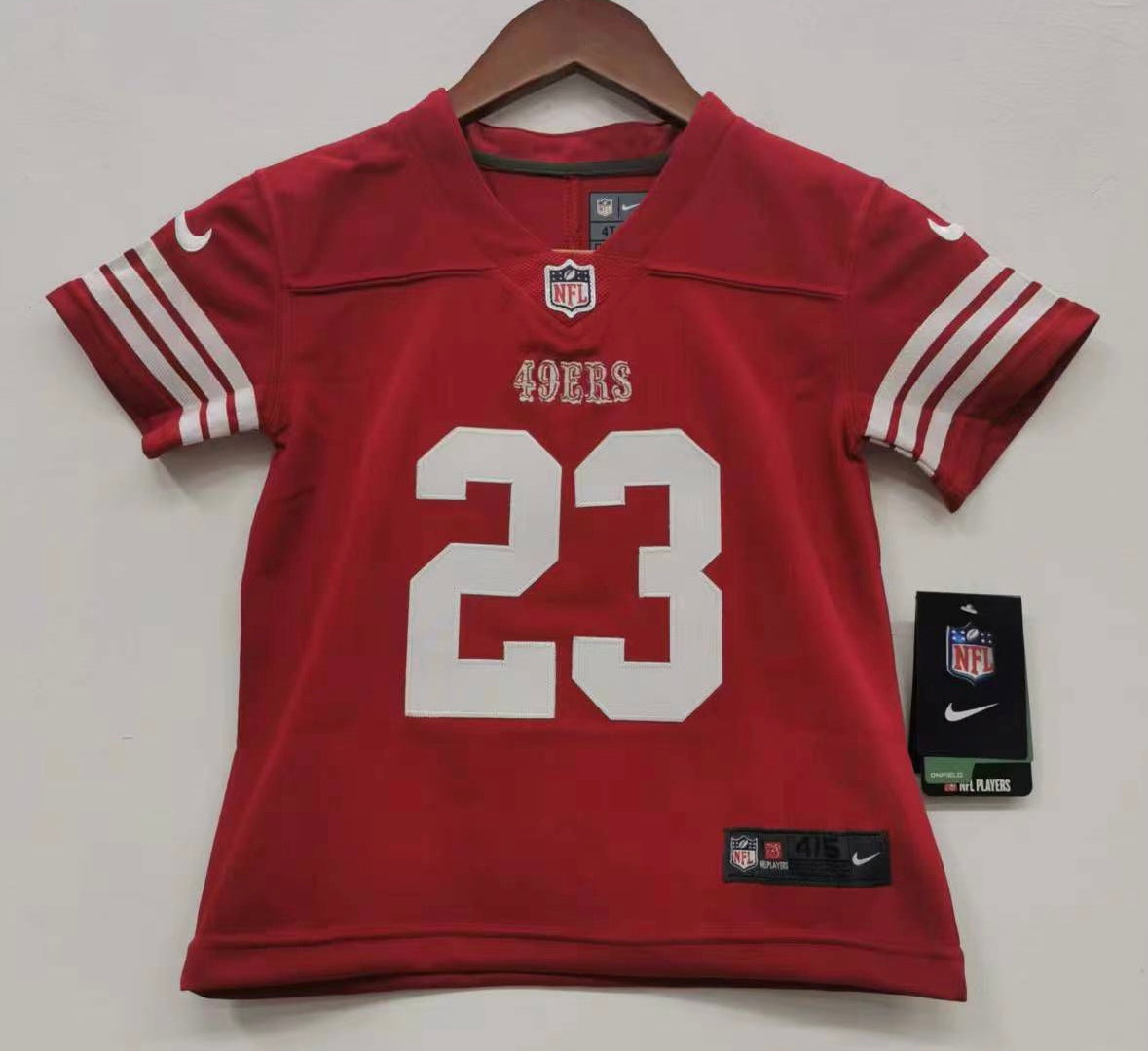 Christian McCaffrey San Francisco 49ers Baby Toddler jersey b/t