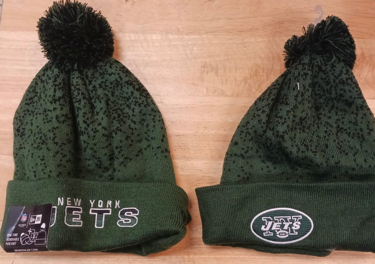 New York Jets NFL New Era winter knit Hat with Pom Pom