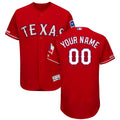 Any Name and Number Texas Rangers customized YOUTH KIDS Official MLB Majestic jersey Red
