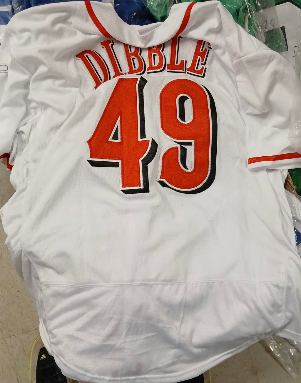 Rob Dibble Cincinnati Reds Official MLB Mitchell & Ness Jersey