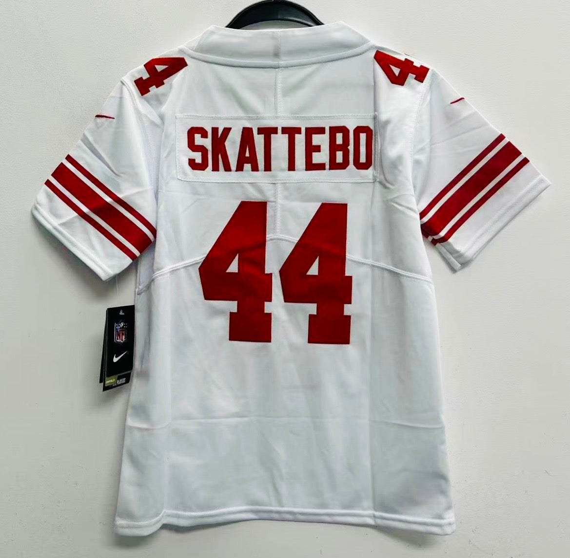 Cam Skattebo New York Giants YOUTH KIDS Official NFL Jersey NIKE white