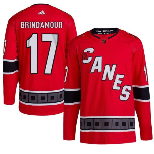 Rod Brind’Amour Carolina Hurricanes Official NHL Jersey Red