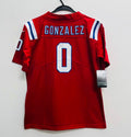 Christian Gonzalez YOUTH KIDS New England Patriots Official NFL Nike Jersey red