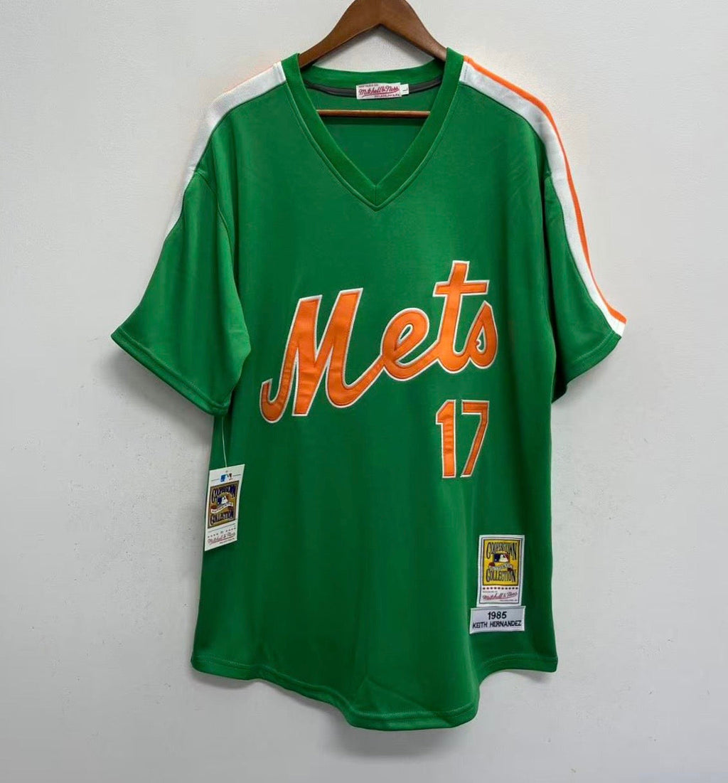 Keith Hernandez New York Mets Jersey Mitchell & Ness St. Patrick’s Day green no name on back