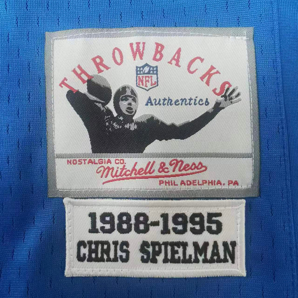 Chris Spielman Detroit Lions Official NFL Jersey Mitchell & Ness