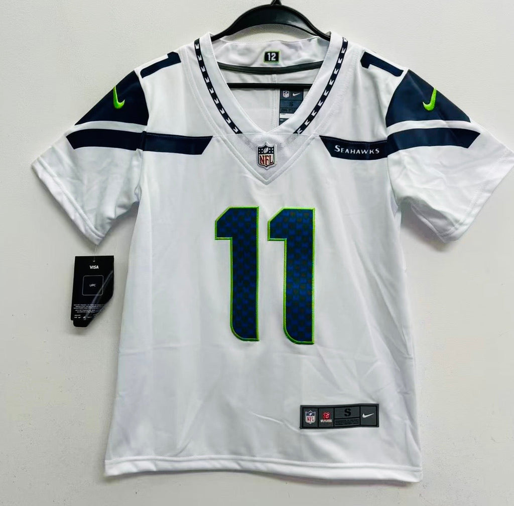 Jaxon Smith - Njigba YOUTH KIDS Seattle Seahawks Official NFL Nike Jersey white