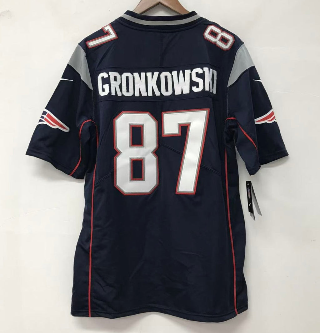 Rob Gronkowski New England Patriots NFL Nike Jersey Blue