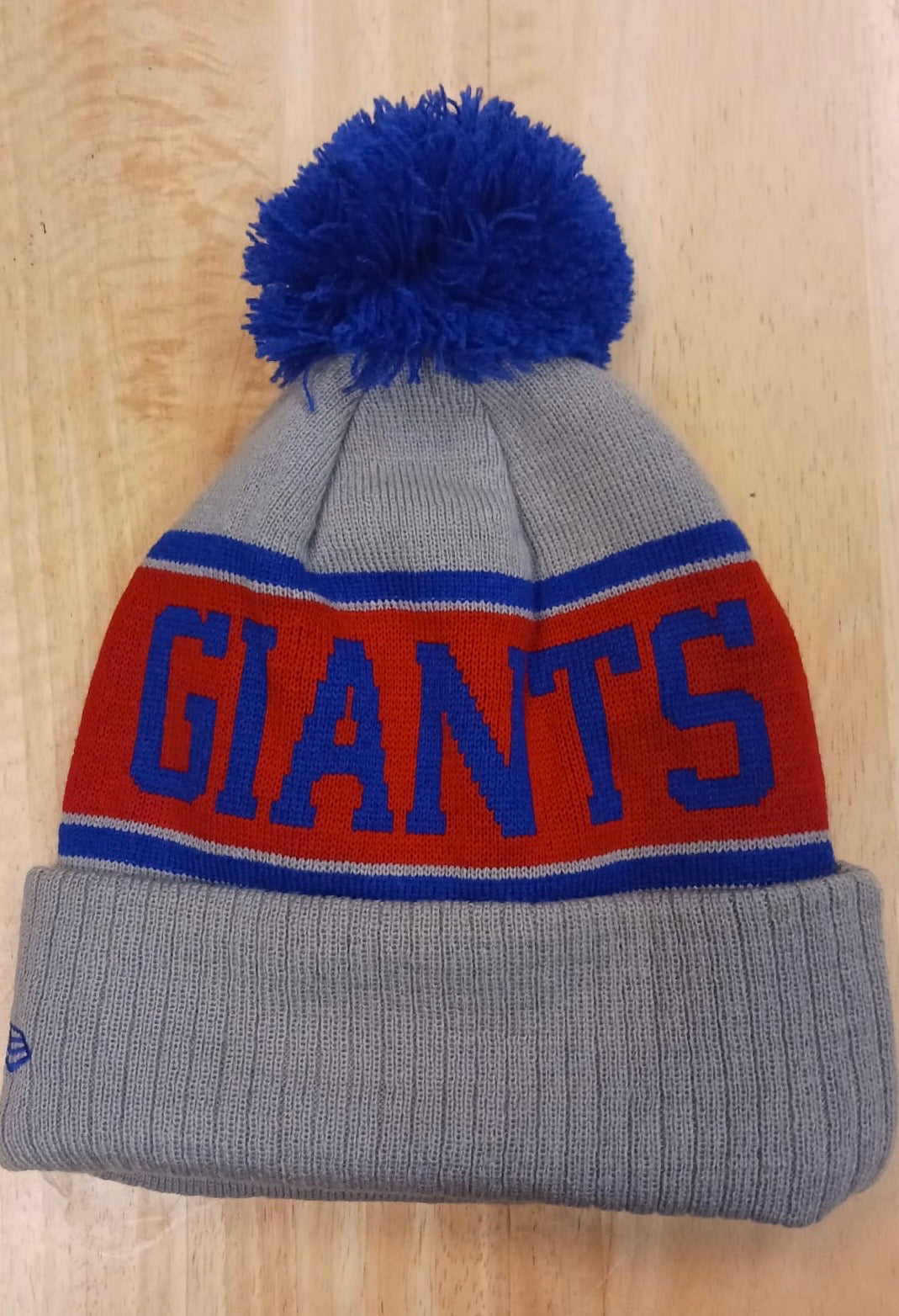 New York Giants NFL New Era winter knit Hat with Pom Pom