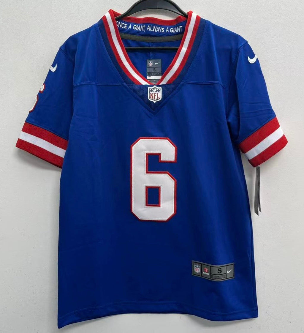 Jaxson Dart New York Giants YOUTH KIDS Official NFL Nike alternate Jersey
