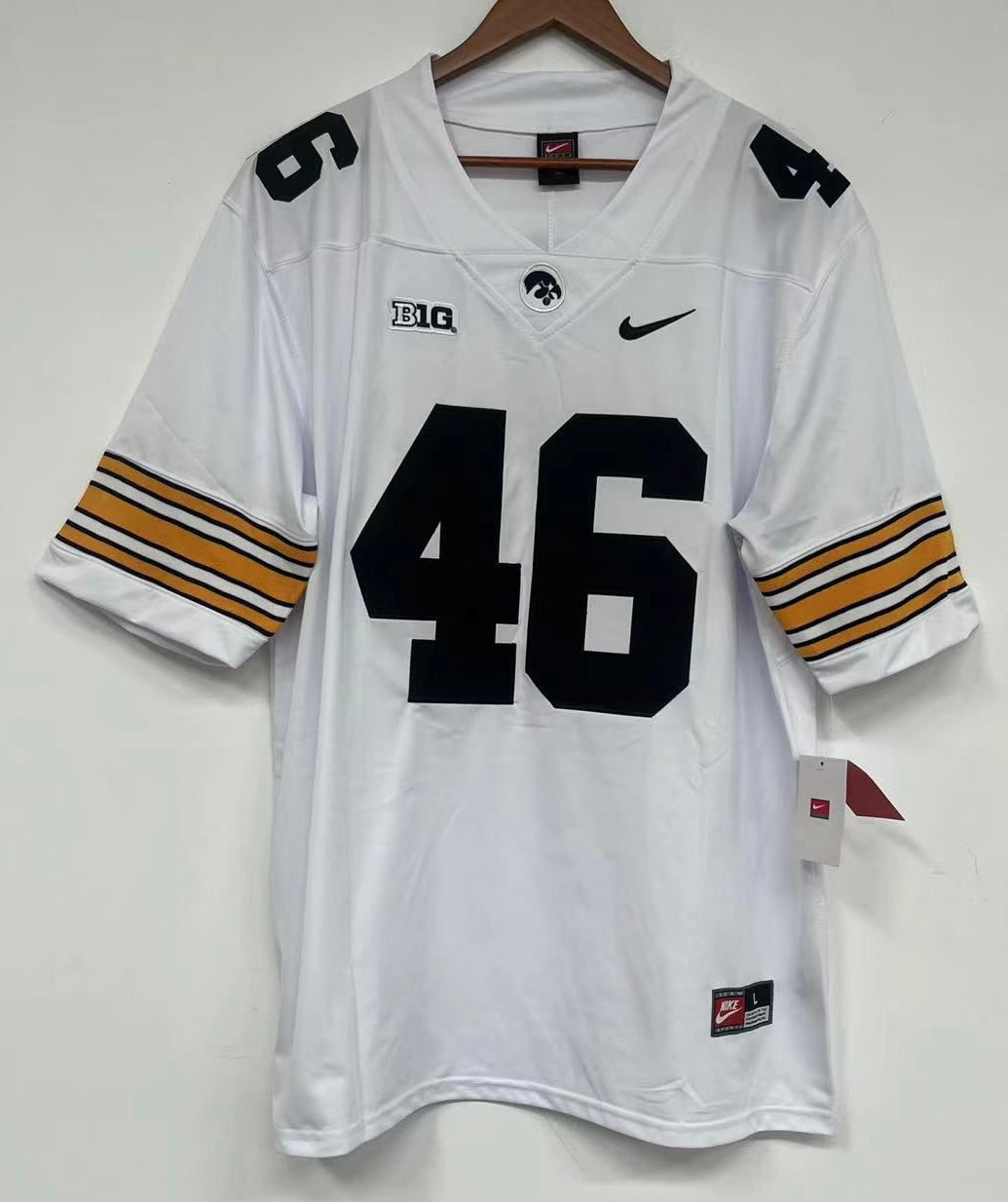 George Kittle Iowa Hawkeyes Jersey white