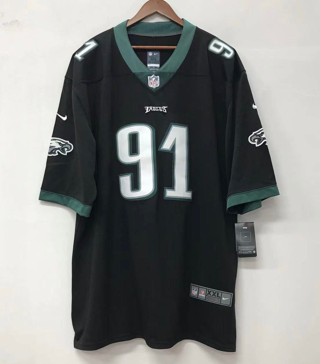 Fletcher Cox Philadelphia Eagles Official NFL Nike Jersey black