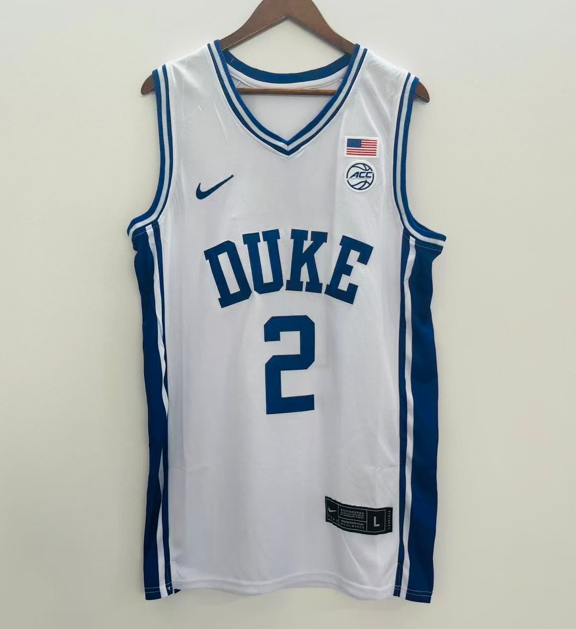 Cooper Flagg Duke Blue Devils Official NCAA Nike jersey