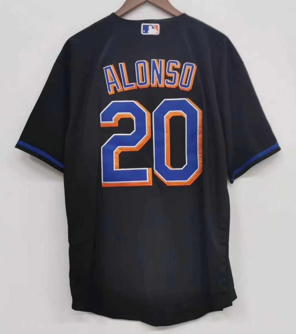 Pete Alonso New York Mets Official MLB Nike Jersey black