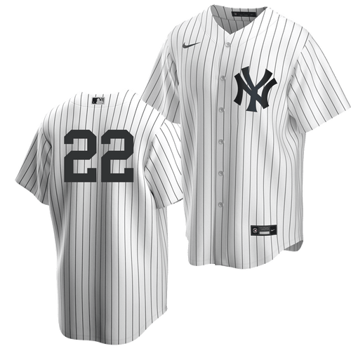 Ben Rice YOUTH KIDS New York Yankees Official MLB Nike white pinstripes Jersey no name