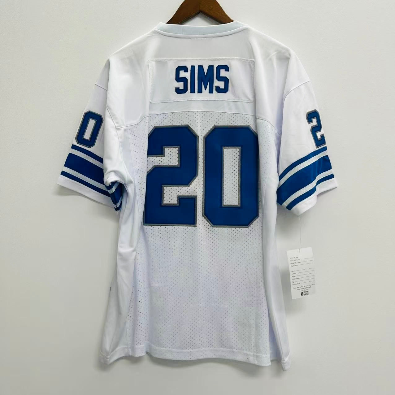 Billy Sims Detroit Lions Official  NFL Mitchell & Ness Jersey