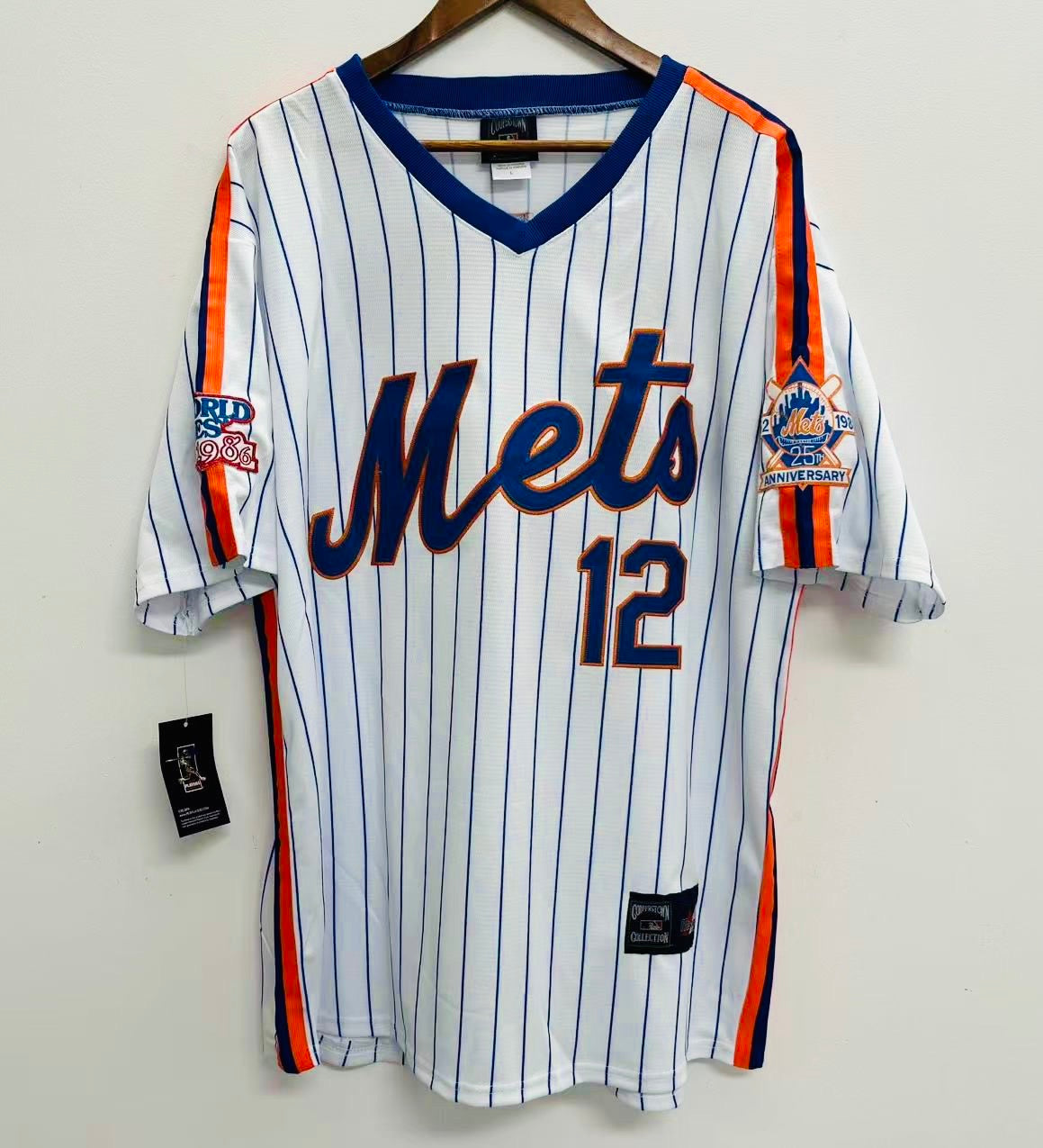 Ron Darling 1986 World Series New York Mets Jersey Mitchell & Ness