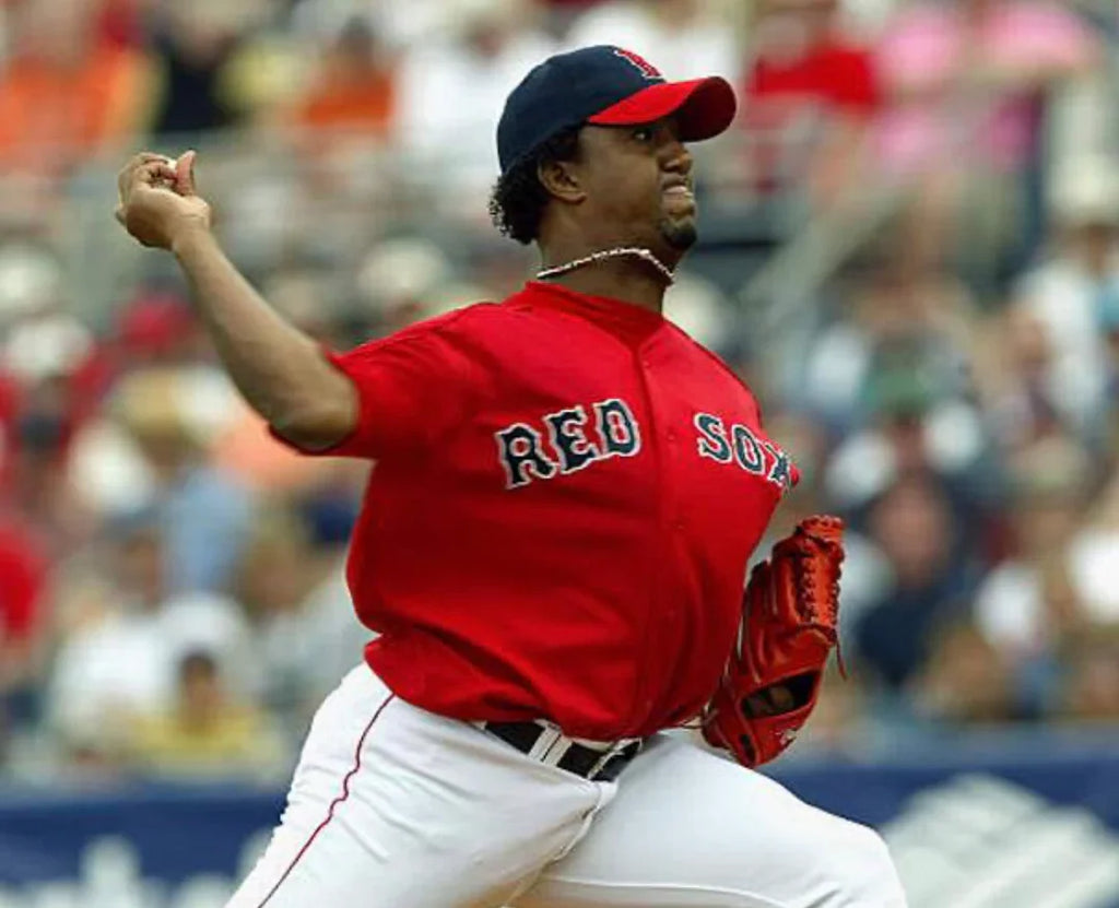 Pedro Martinez YOUTH KIDS Boston Red Sox Official MLB Majestic Jersey Red