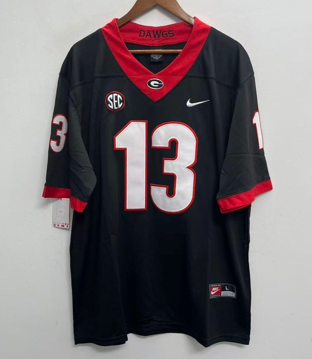 Stetson Bennett Georgia Bulldogs Official NCAA Jersey NIKE Black