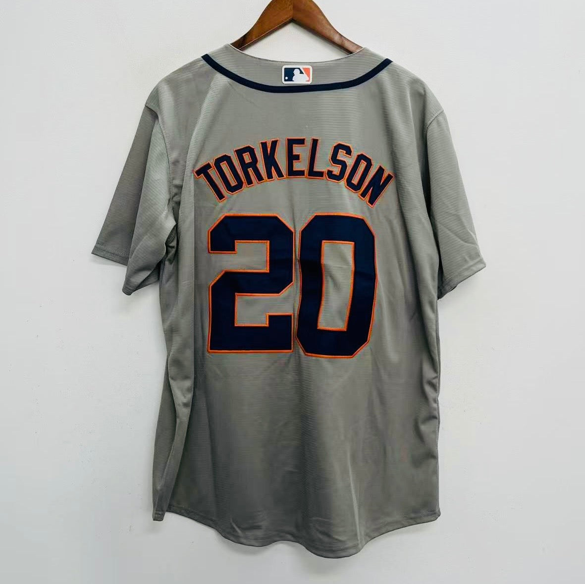 Spencer Torkelson Detroit Tigers Official MLB Nike Jersey Gray