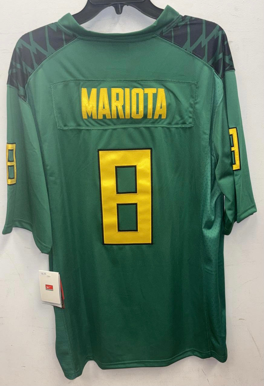 Marcus Mariota Oregon Ducks Official NCAA Nike Jersey Green