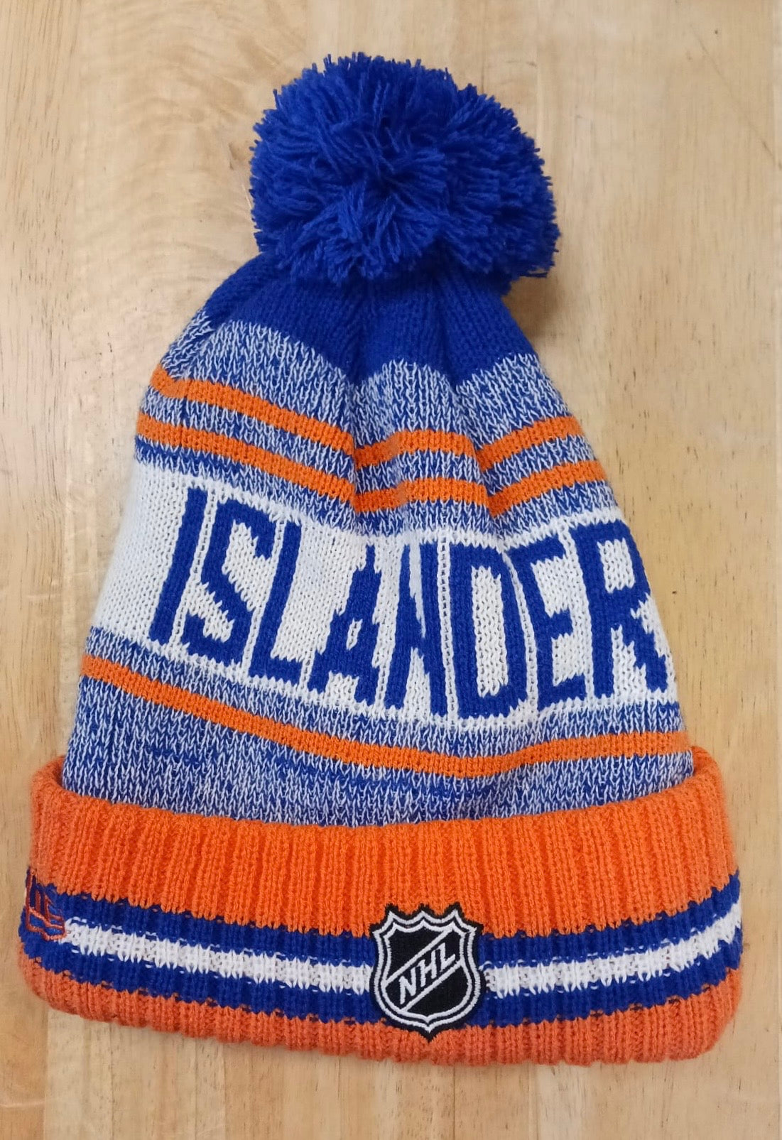 New York Islanders NHL New Era winter Hat with Pom Pom