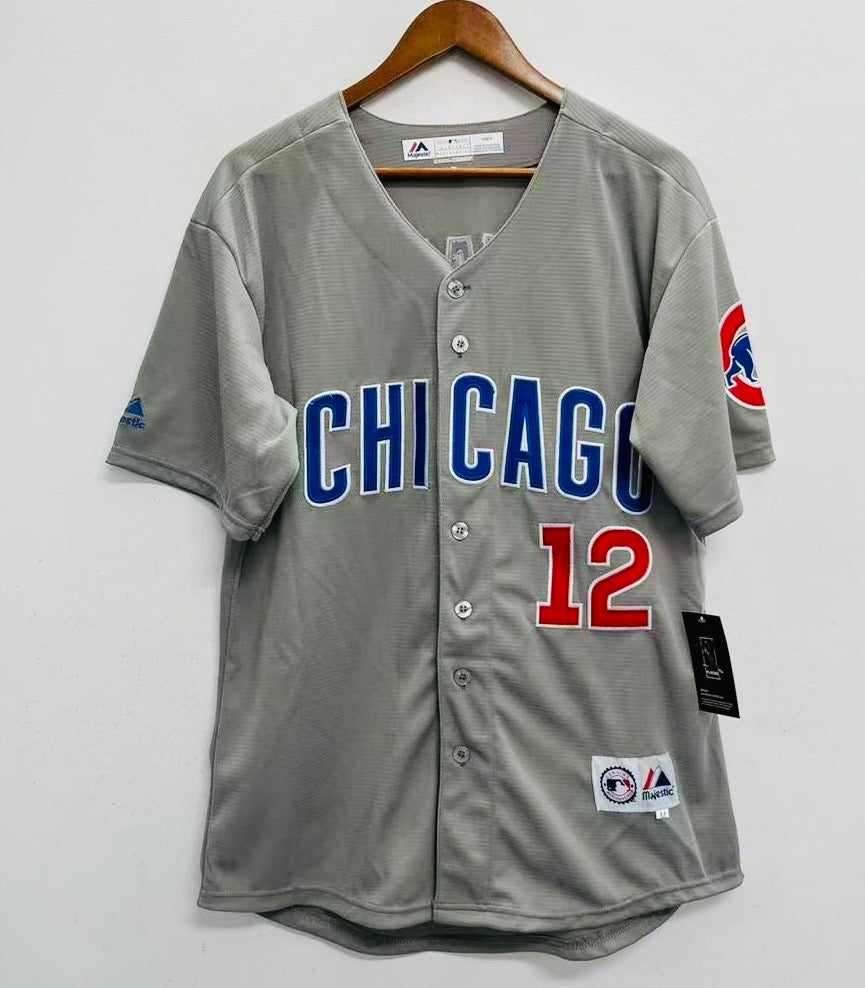 Kyle Schwarber Chicago Cubs Official MLB Majestic Jersey Gray