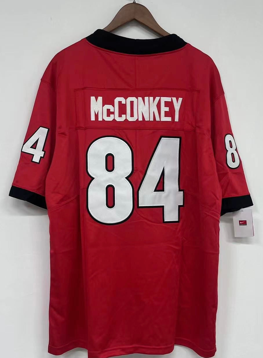 Ladd McConkey Georgia Bulldogs Official NCAA Jersey red