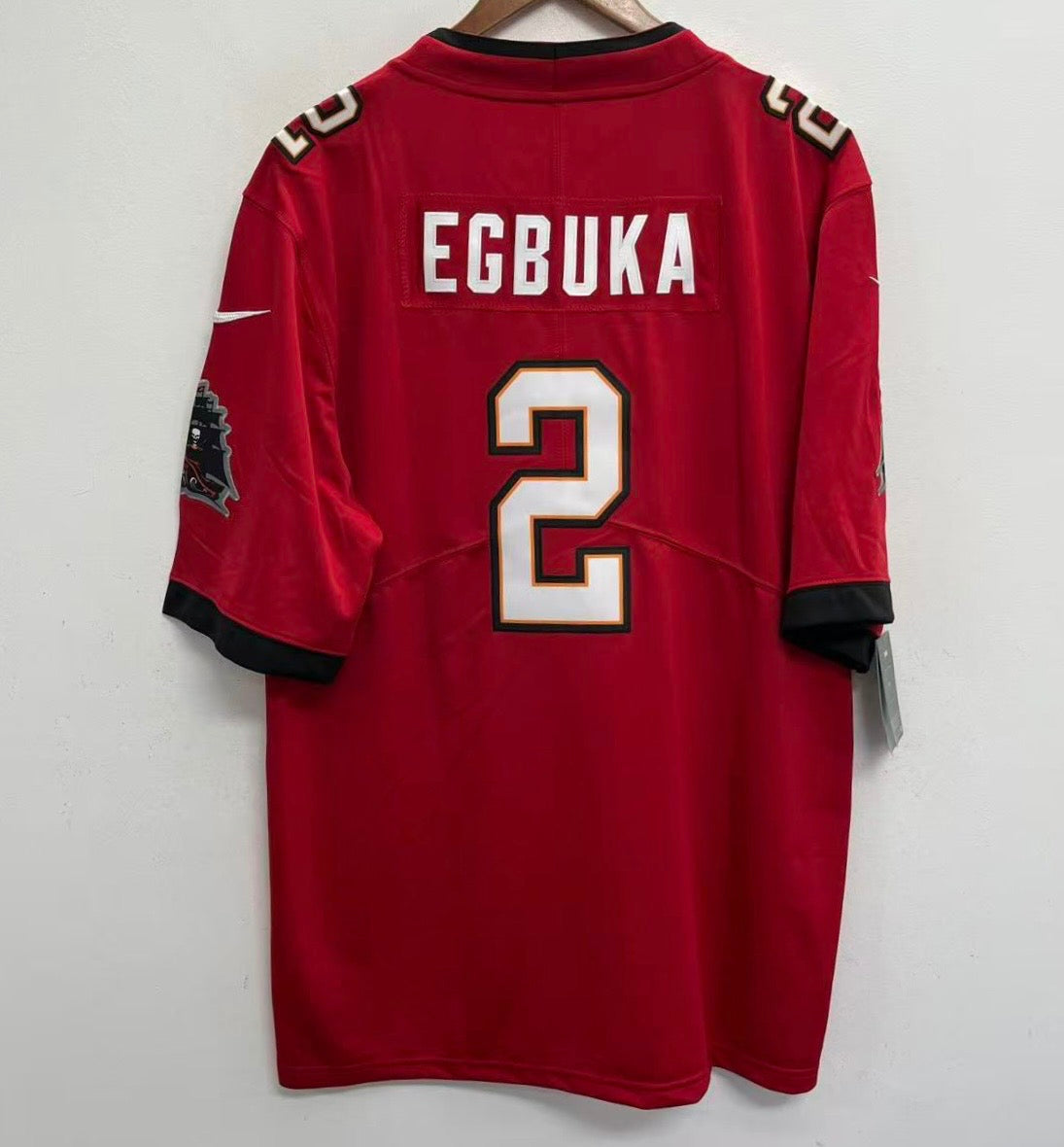 Emeka Egbuka Tampa Bay Buccaneers Official NFL Nike Jersey Red