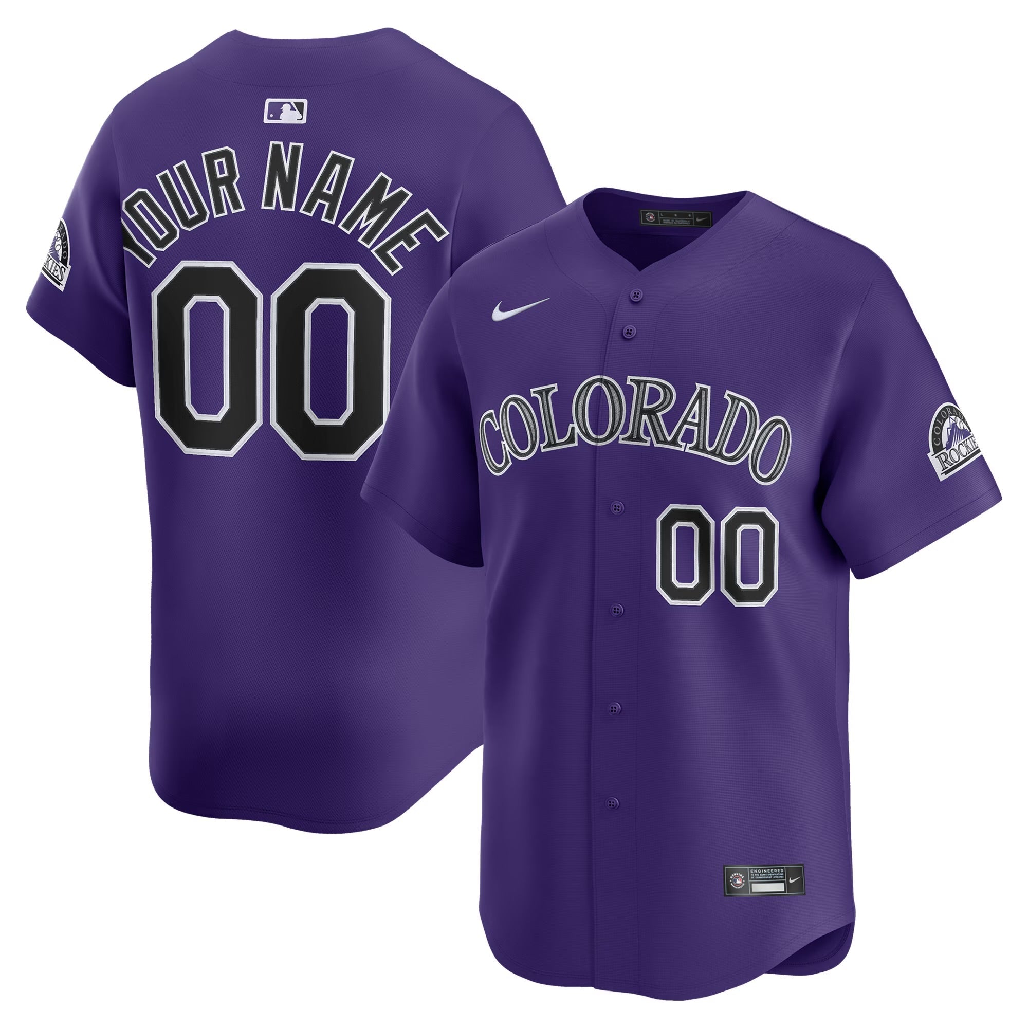 Any Name and Number customized YOUTH Colorado Rockies Official MLB Nike  jersey