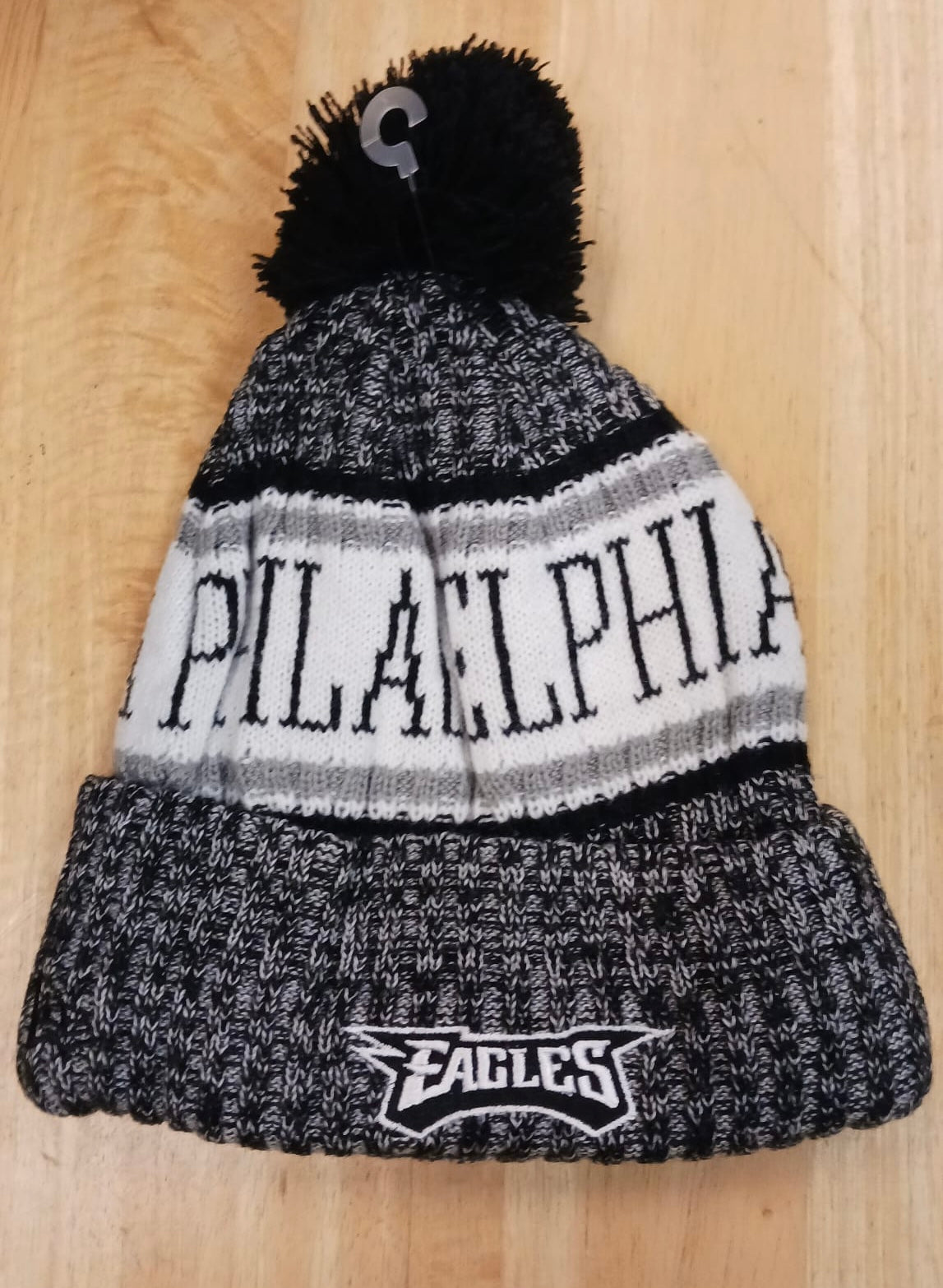 Philadelphia Eagles NFL New Era winter knit Hat with Pom Pom
