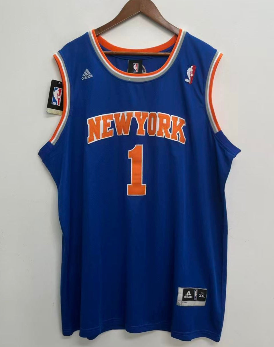 Amar’e Stoudemire New York Knicks Official NBA Adidas Jersey blue