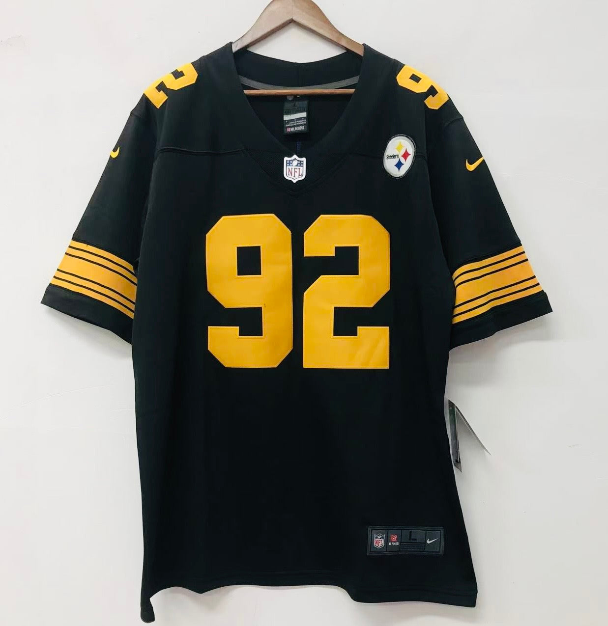 James Harrison Pittsburgh Steelers Official NFL Nike Color Rush Jersey