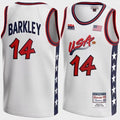 Charles Barkley USA Olympic Basketball Jersey Mitchell & Ness White