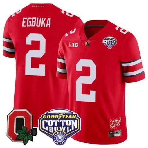 Emeka Egbuka Ohio State Buckeyes Official NCAA Nike Jersey