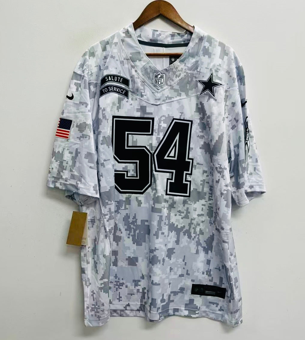 Any name & Number customized Dallas Cowboys Official NFL Nike Salute to Service Jersey