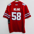 Matt Milano Buffalo Bills Jersey red Nike