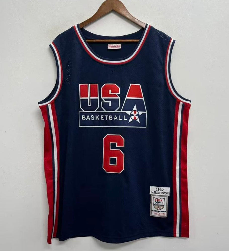 Patrick Ewing USA Olympic Basketball Jersey Mitchell & Ness