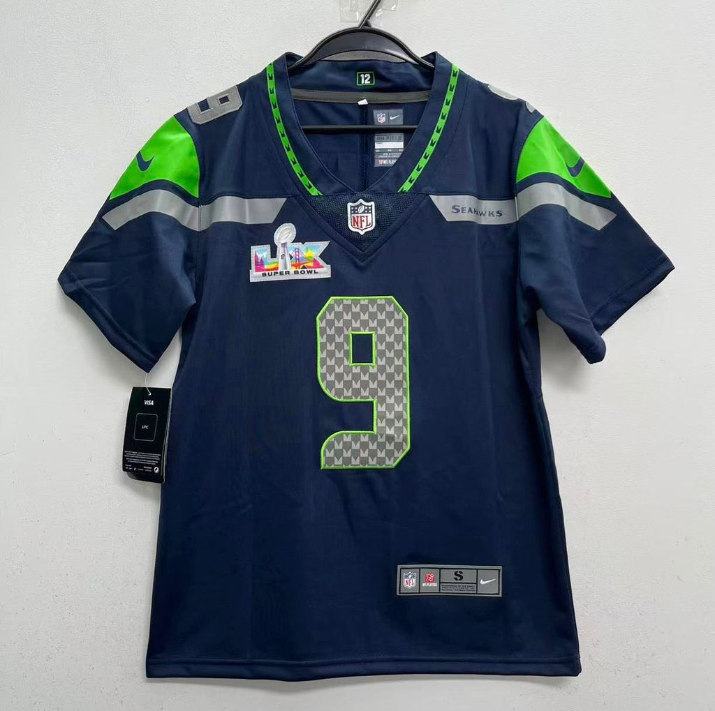 Kenneth Walker III YOUTH KIDS Seattle Seahawks Official NFL Nike Super Bowl Jersey