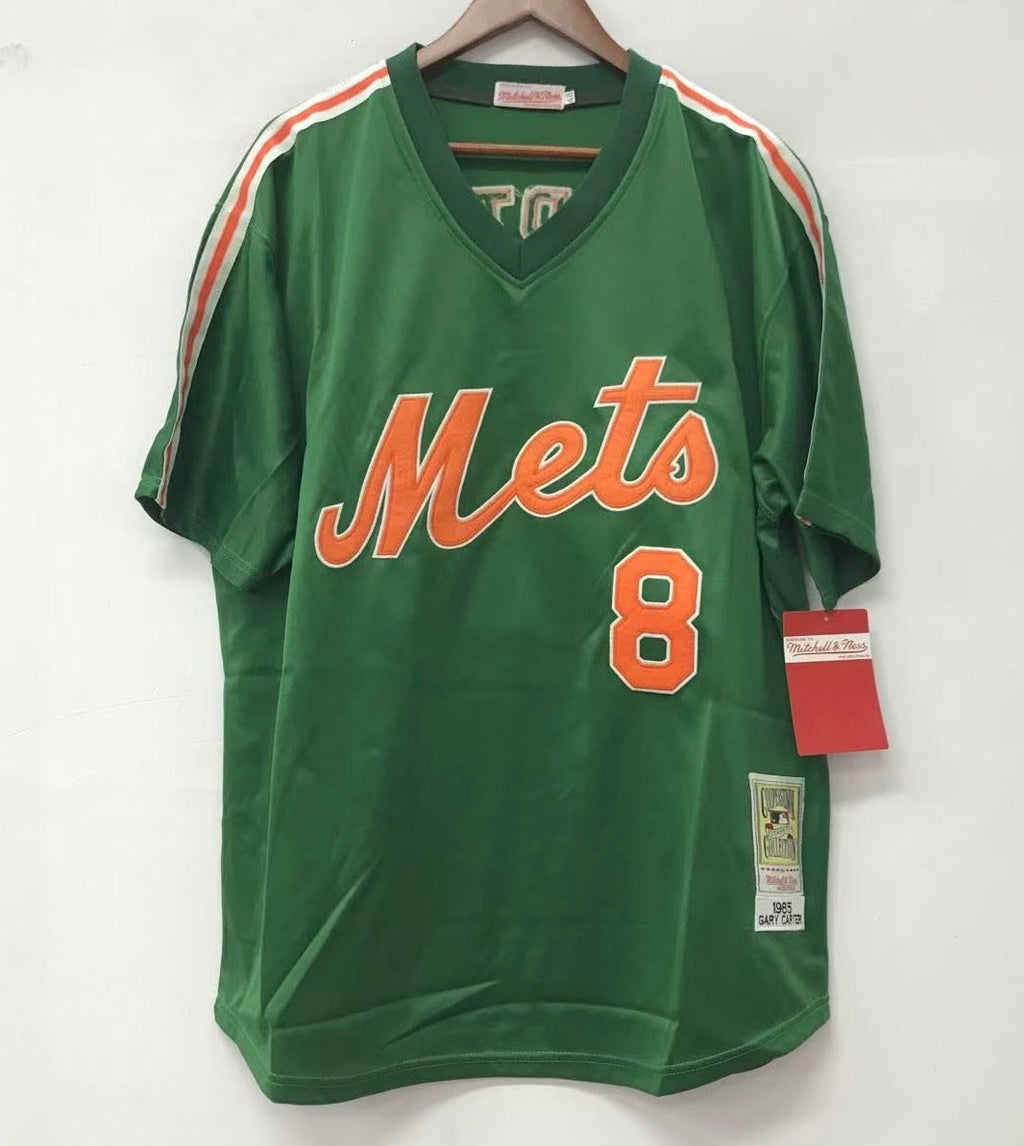 Gary Carter New York Mets Jersey Mitchell & Ness St. Patrick’s Day green