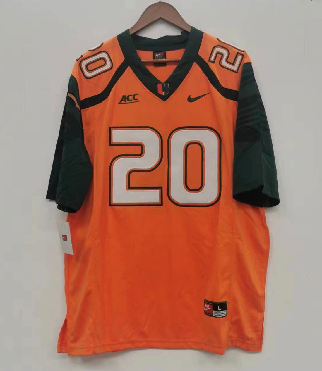 Ed Reed Miami Hurricanes Official NCAA Nike Jersey Orange