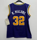 Karl Malone YOUTH KIDS Utah Jazz Mitchell & Ness Jersey Purple