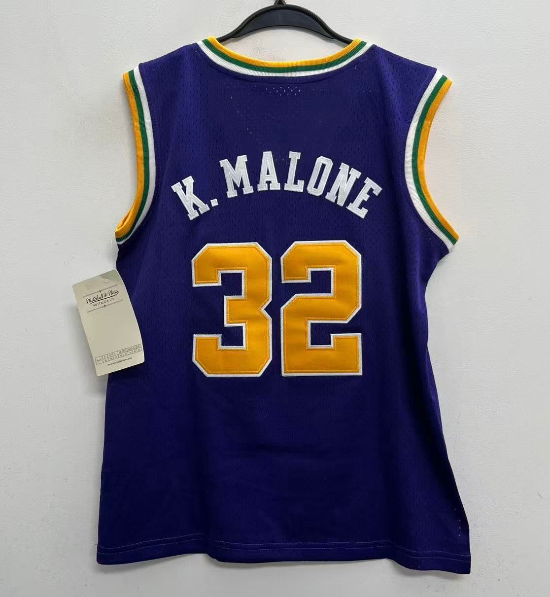 Karl Malone YOUTH KIDS Utah Jazz Mitchell & Ness Jersey Purple