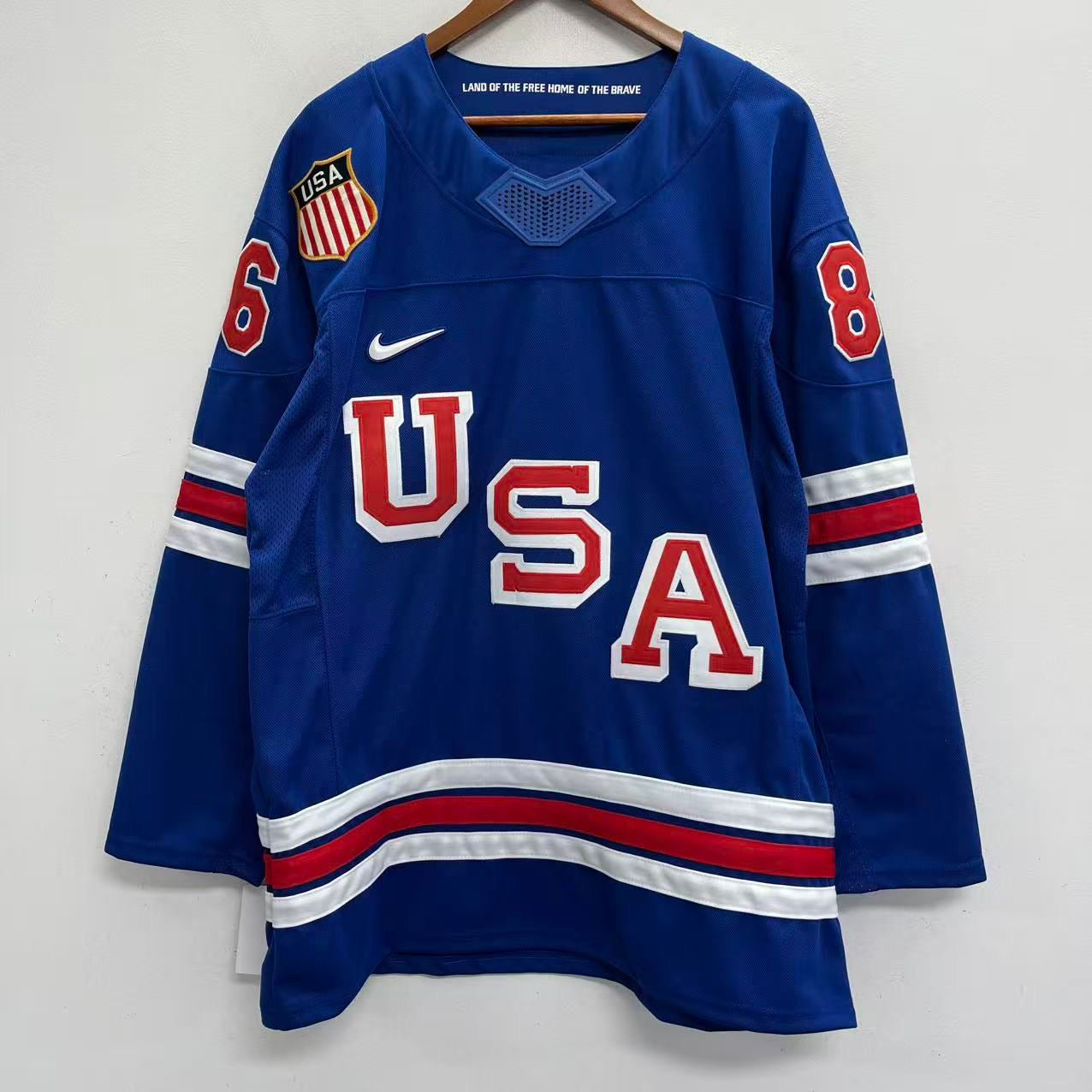 Jack Hughes 2026 Team USA Hockey Official Nike Jersey
