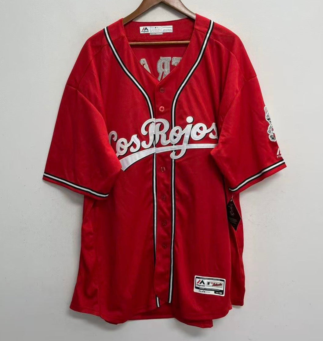 Any Name & Number Customized Cincinnati Reds Los Rojos Official MLB Nike jersey