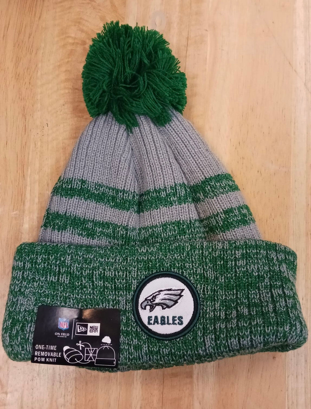 Philadelphia Eagles NFL New Era winter knit Hat with Pom Pom