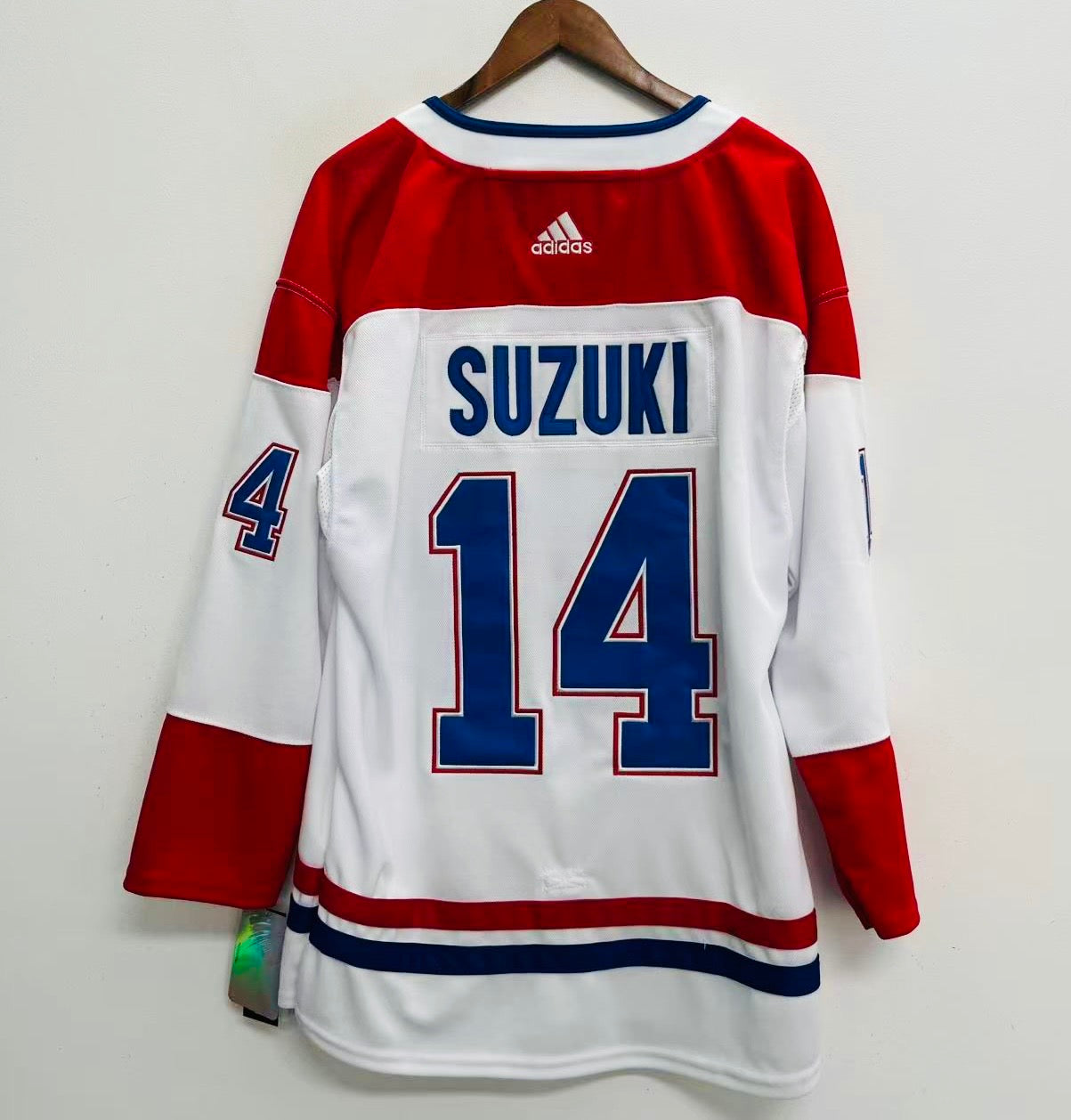 Nick Suzuki Montreal Canadiens Official NHL Jersey Adidas